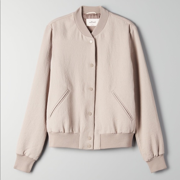 Aritzia Wilfred Poussin Bomber Jacket - Picture 1 of 10